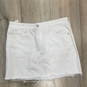 Dynamite White Denim Skirt